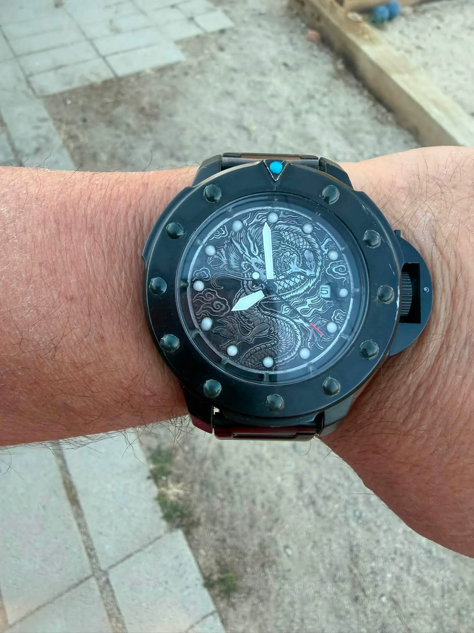 Black Maranez Case Black Lume — Maranez-style black case custom build, Reno