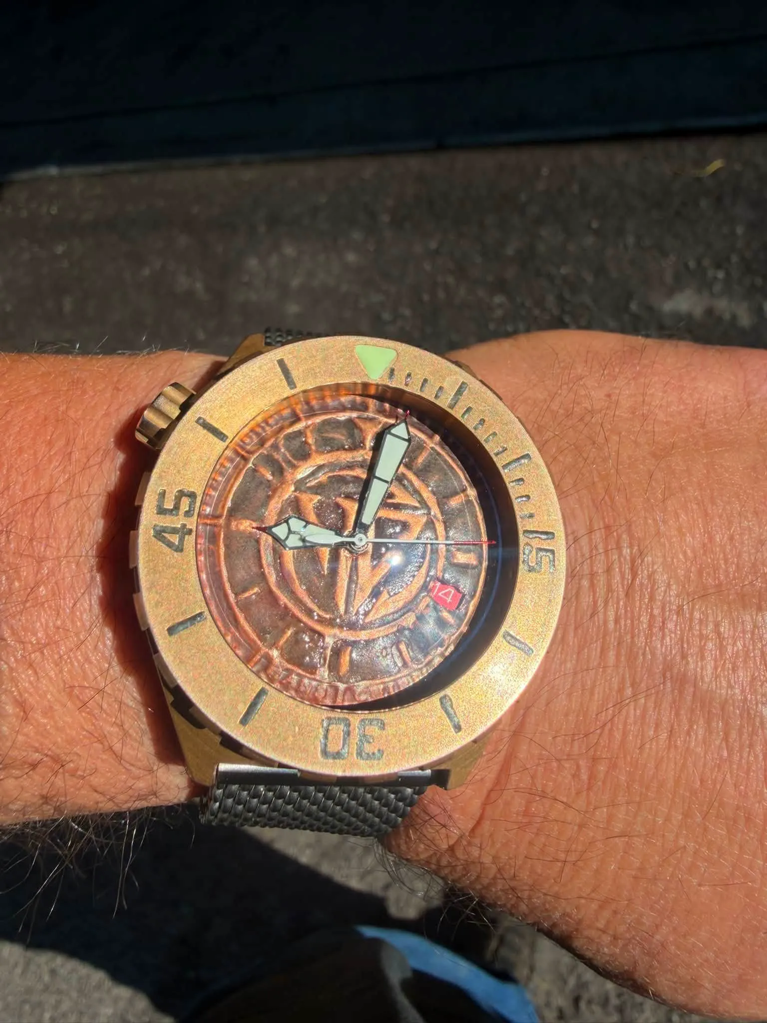 Pressed Copper Dial custom build — Reno